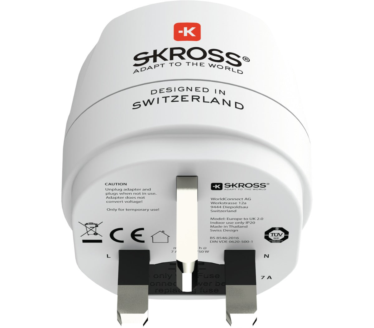 Skross Adapter - EU til UK