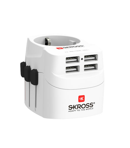 Skross Pro Light Universal Adapter med USB