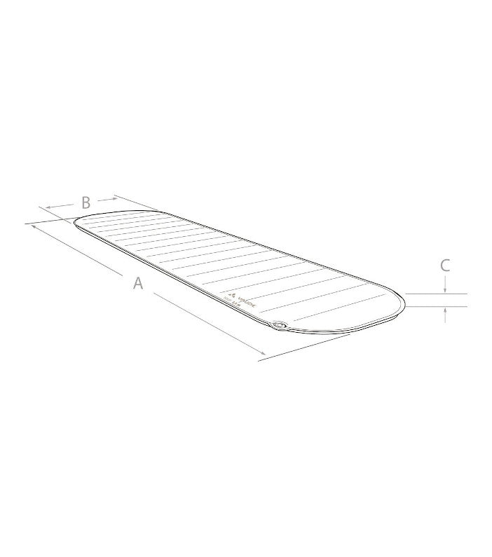 Vaude Tour 3.8 M Liggeunderlag